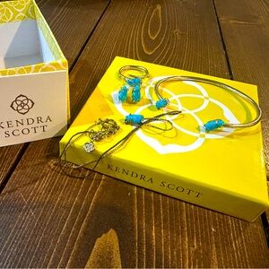 Kendra Scott. Aquamarine Set.